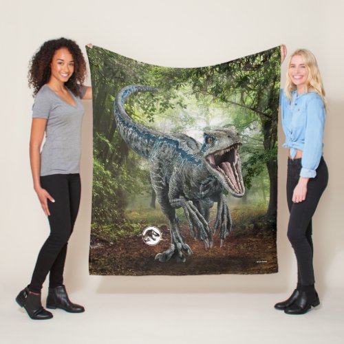 Jurassic World  Blue _ Natures Got Teeth Fleece Blanket