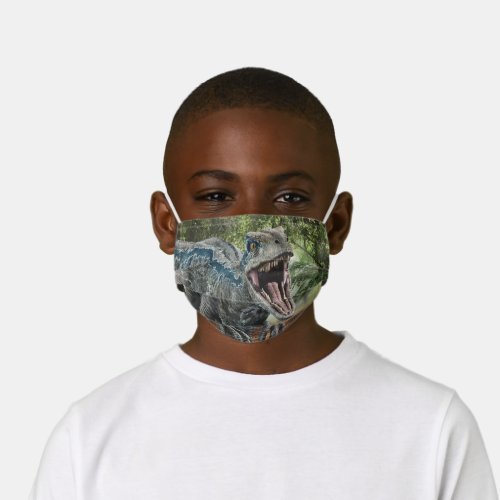 Jurassic World  Blue _ Natures Got Teeth Kids Cloth Face Mask