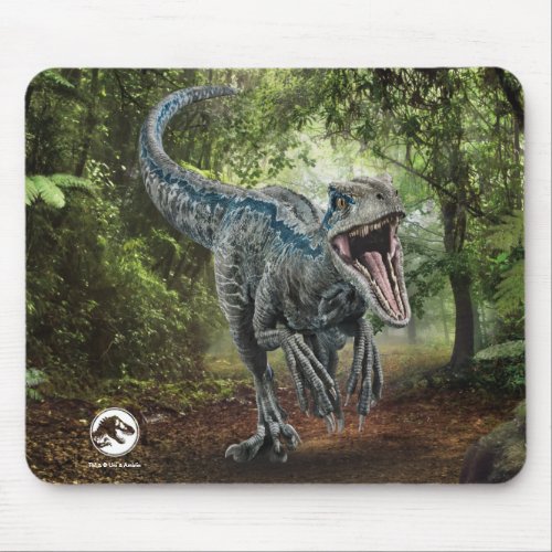 Jurassic World  Blue _ Natures Got Teeth Mouse Pad