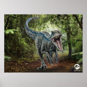 Jurassic World   Blue - Nature's Got Teeth Poster