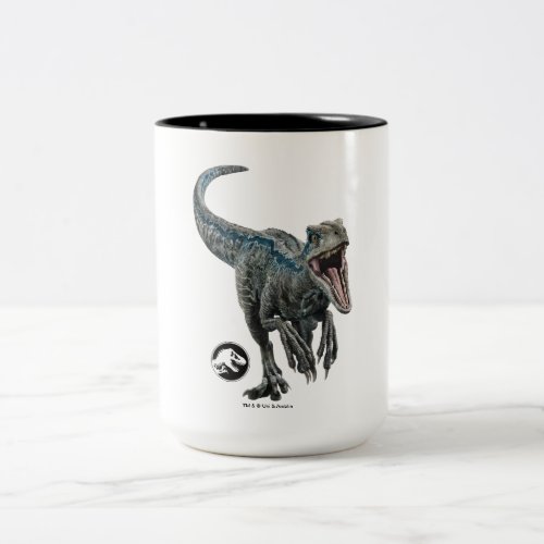 Jurassic World  Blue _ Natures Got Teeth Two_Tone Coffee Mug
