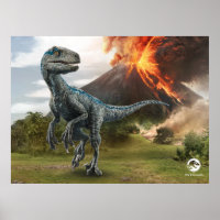 Jurassic World | Blue Poster