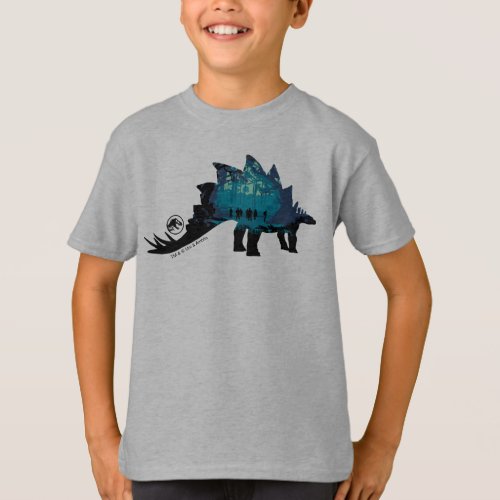 Jurassic World  Blue Stegosaurus T_Shirt