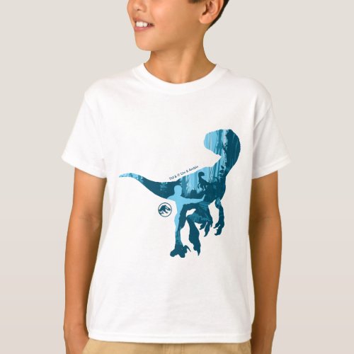 Jurassic World  Blue T_Rex T_Shirt