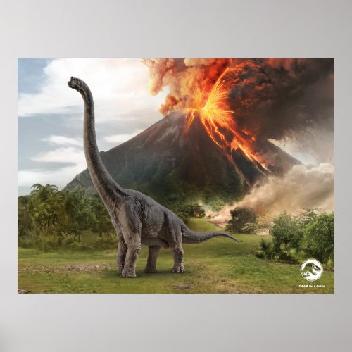 Jurassic World  Brachiosaurus Poster