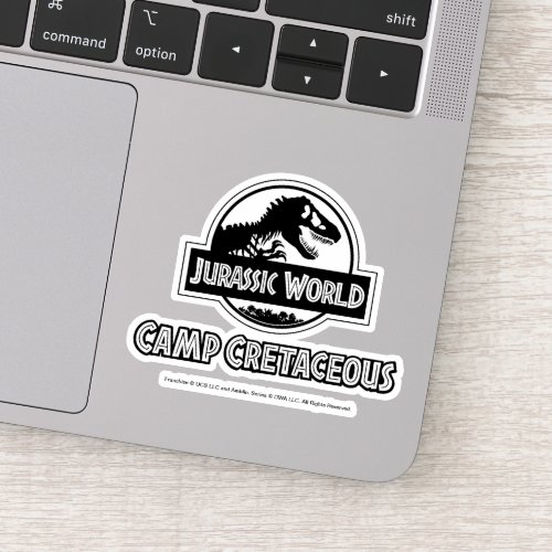 Jurassic World Camp Cretaceous Black Logo Sticker