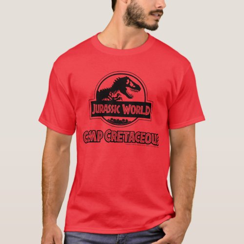 Jurassic World Camp Cretaceous Black Logo T_Shirt