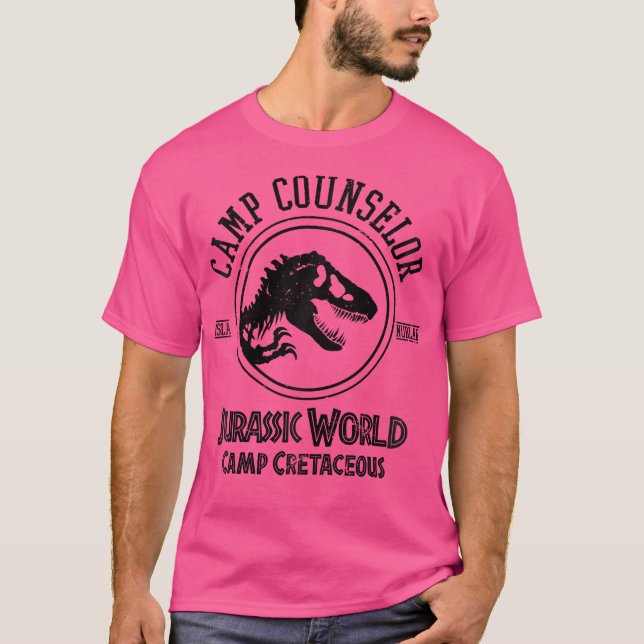 Jurassic World Camp Cretaceous Camp Counselor T-Shirt (Front)