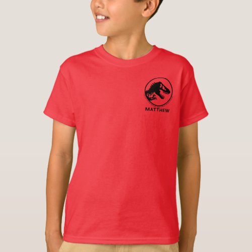 Jurassic World Camp Cretaceous Name T_Shirt