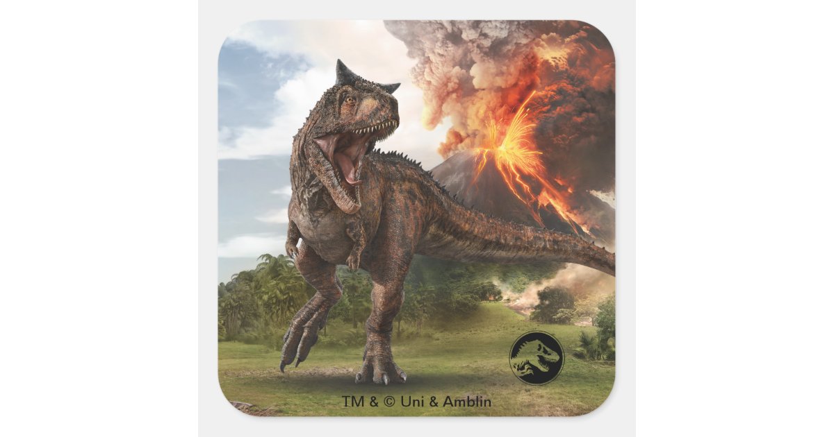 Jurassic World, Blue - Nature's Got Teeth Sticker, Zazzle