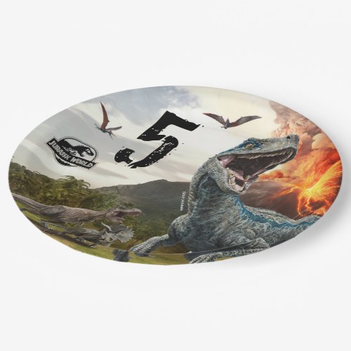 Jurassic World  Dinosaur Birthday Paper Plates
