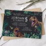 Jurassic World | Dinosaur Chalkboard Birthday Invitation