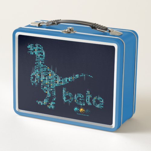 Jurassic World  DNA Sequence Beta Silhouette Metal Lunch Box