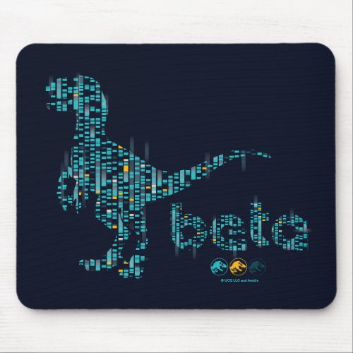 Jurassic World  DNA Sequence Beta Silhouette Mouse Pad