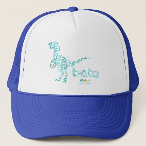 Jurassic World  DNA Sequence Beta Silhouette Trucker Hat