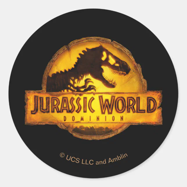 100ct Jurassic World: Dominion Stickers