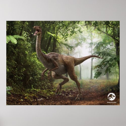 Jurassic World  Gallimimus Poster