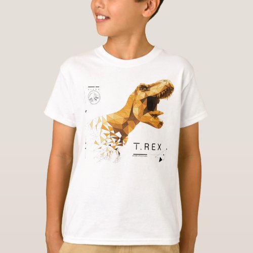Jurassic World  Geometric T_Rex Graphic T_Shirt