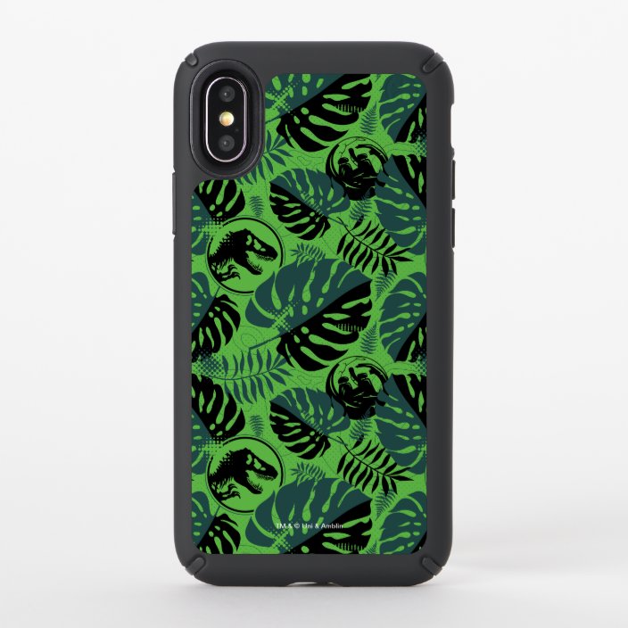 Jurassic World | Green & Black Jungle Pattern Speck iPhone Case ...