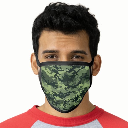 Jurassic World  Green Dinosaur Camo Pattern Face Mask
