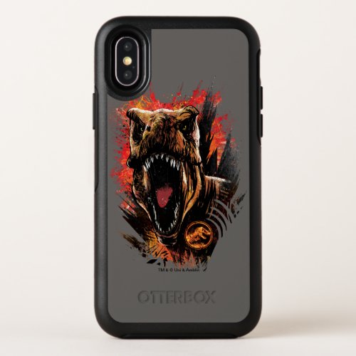 Jurassic World  Instinct to Hunt OtterBox Symmetry iPhone X Case