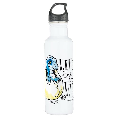 Jurassic World  Life Finds a Way Stainless Steel Water Bottle