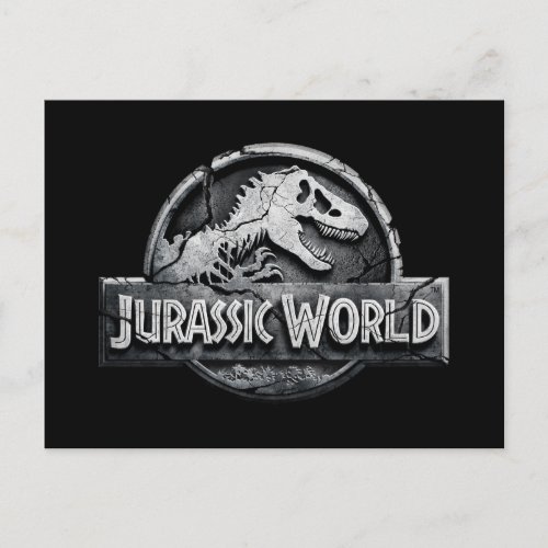 Jurassic World Logo Postcard