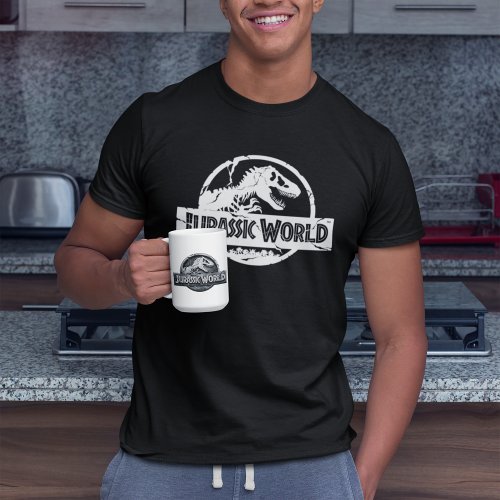 Jurassic World Logo Two_Tone Coffee Mug