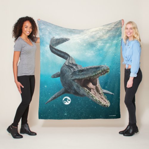 Jurassic World  Mosasaurus Fleece Blanket