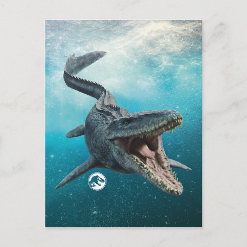 Jurassic World  Mosasaurus Postcard