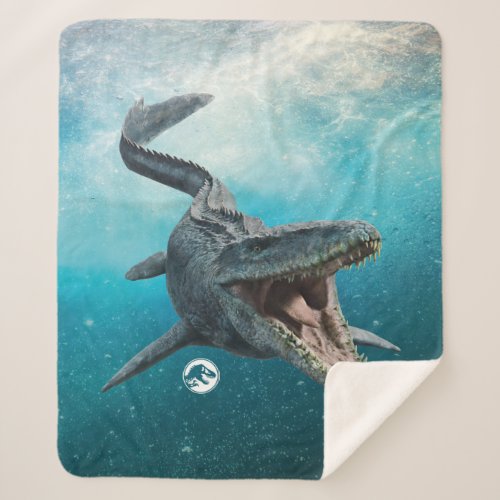 Jurassic World  Mosasaurus Sherpa Blanket