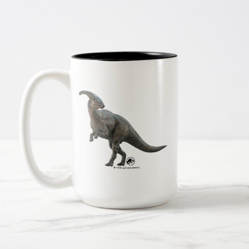 Jurassic World  Parasaurolophus Graphic Two_Tone Coffee Mug