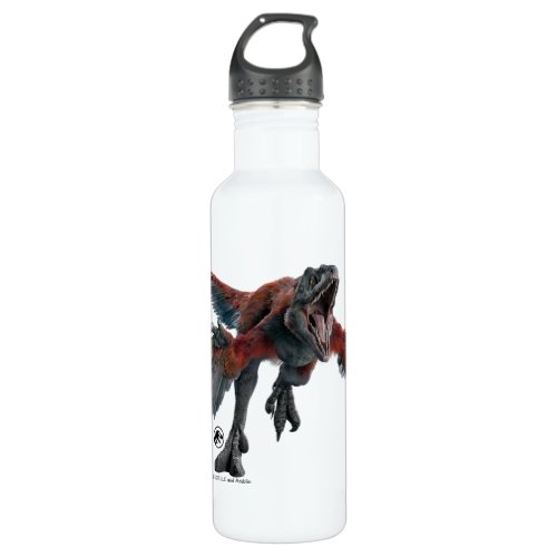 Jurassic World  Pyroraptor Graphic Stainless Steel Water Bottle