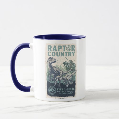 Jurassic World  Raptor Country Field Guide Mug