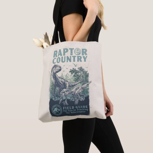 Jurassic World  Raptor Country Field Guide Tote Bag