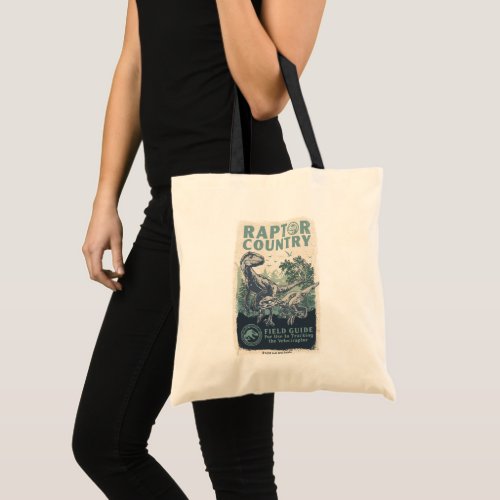 Jurassic World  Raptor Country Field Guide Tote Bag