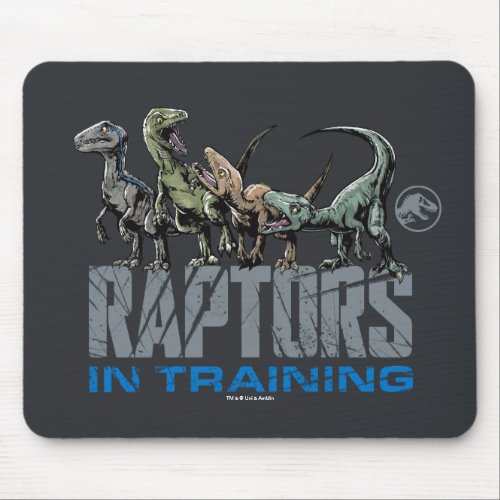 Jurassic World  Raptors in Training Mouse Pad