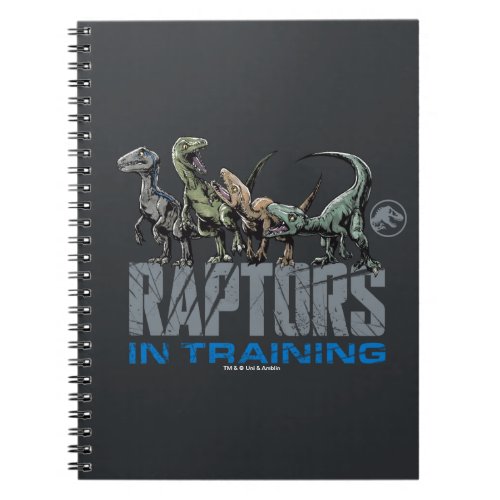 Jurassic World  Raptors in Training Notebook