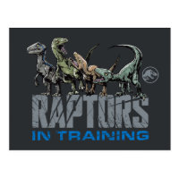 Jurassic World | Raptors in Training Postcard