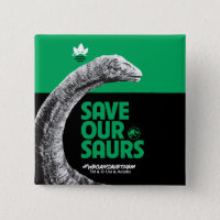 Jurassic World | Save Our Saurs Button