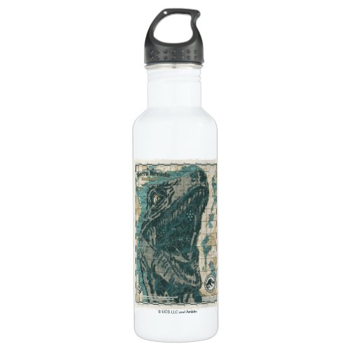 Jurassic World  Sierra Nevada Raptor Country Map Stainless Steel Water Bottle