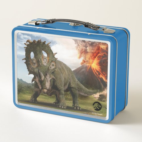 Jurassic World  Sinoceratops Metal Lunch Box