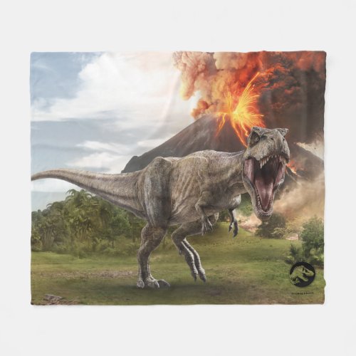 Jurassic World  T Rex Fleece Blanket