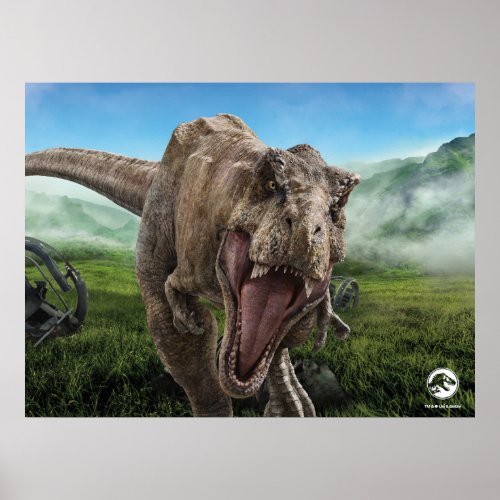 Jurassic World  T Rex _ Instinct to Hunt Poster