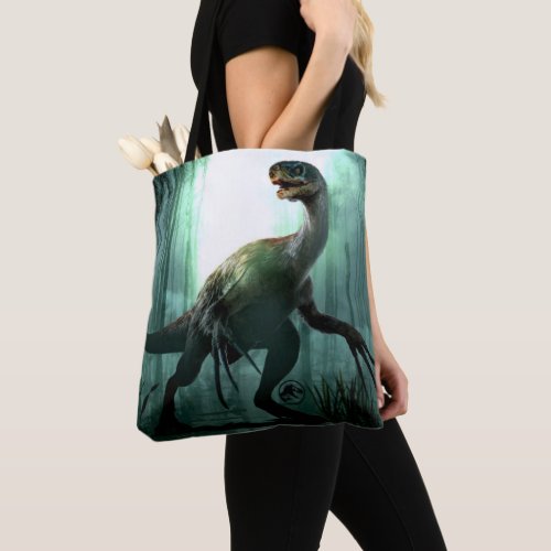 Jurassic World  Therizinosaurus in Forest Tote Bag