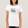 Jurassic World | USA Dinosaur Sightings Map T-Shirt