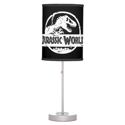 Jurassic World  White Logo Table Lamp