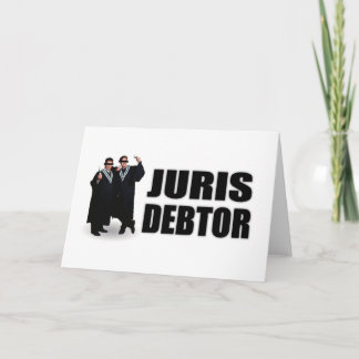 "Juris Debtor" Notecards