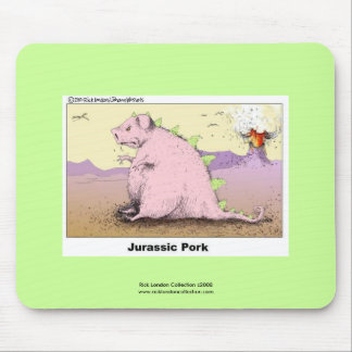 Jurrasic Pork Hilarious Cartoon Quality Mouse Pad