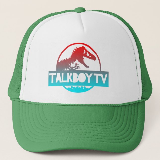 Jurrasic TV Trucker Hat (Front)
